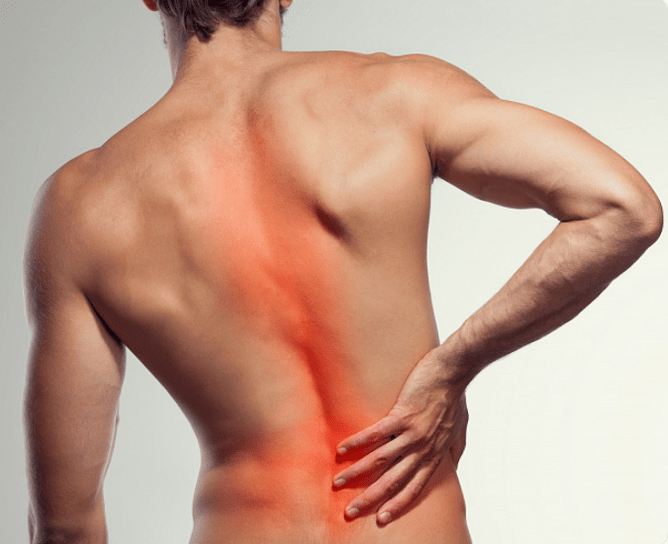 Osteochondrose der Brustregion